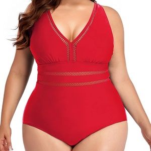 One Piece Swimsuits Sexy V Neck Backless Bathing Suit
